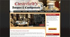 Desktop Screenshot of chesterfieldsantiques.com